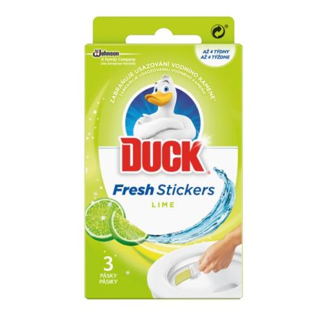 DUCK Fresh Stick WC benzi de gel Lime 3 x 9 g