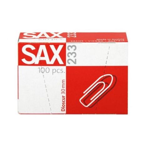 Cleme de birou SAX 233, 30 mm, 100 buc