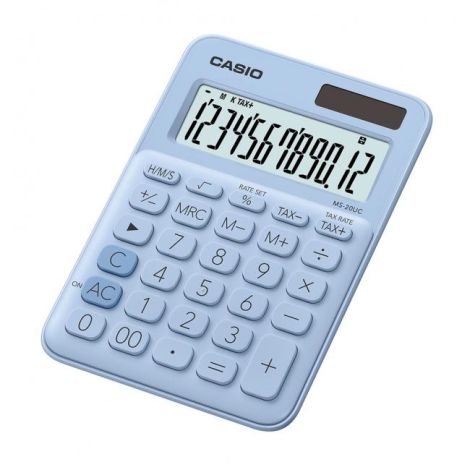 Calculator CASIO MS-20UC albastru deschis