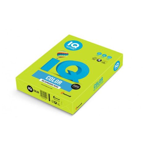 Hârtie colorată IQ color verde lime LG46, A4, 80g