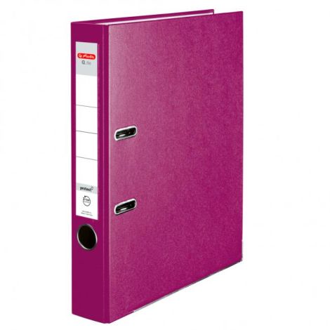 Filer cu pârghie Herlitz Q.file 5cm violet