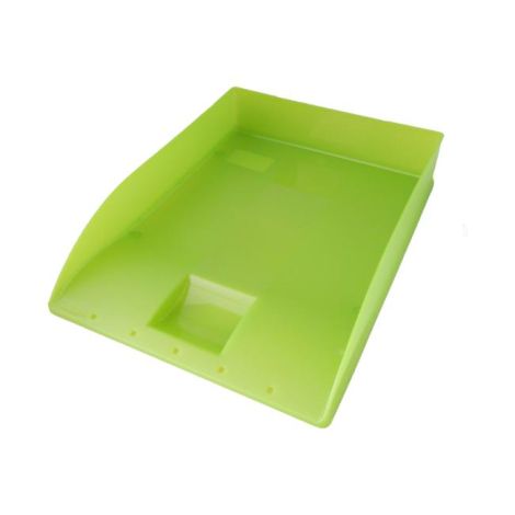 Stivuitor Herlitz verde transparent