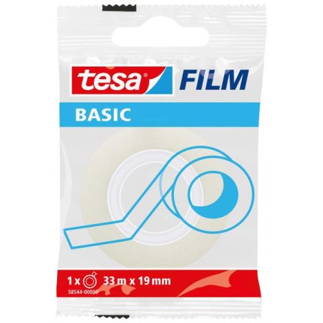 Bandă adezivă TESA basic 19 mm x 33 m