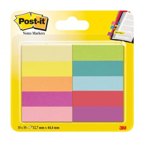 Semne de carte Post-it din hârtie, 12,7x44,4 mm