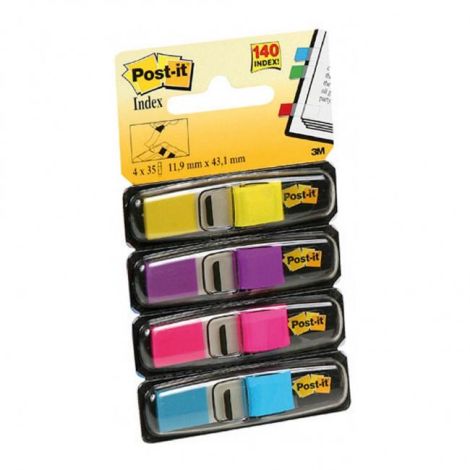 Index post-it ingust, 11,9x43,1 mm, culori neon