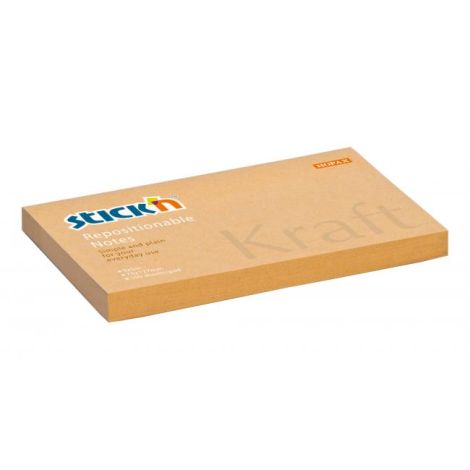 Pad autoadeziv kraft, 76x127 mm, maro natural