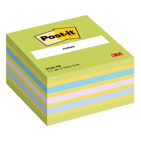 Post-it autoadeziv 76x76 mix verde neon