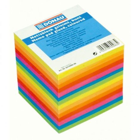 Notepad cub dezlipit 90x90x90mm mix de culori