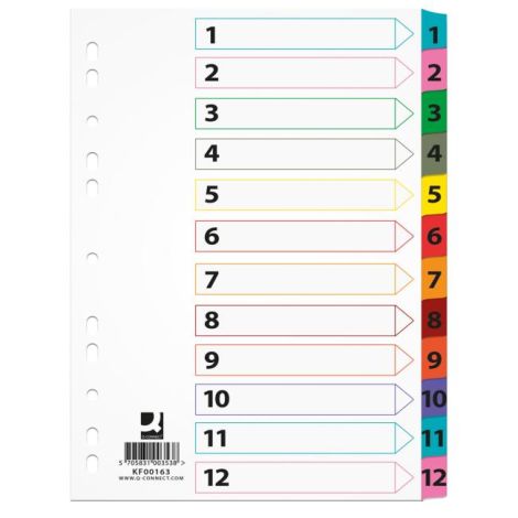 Distribuitor carton Q-CONNECT armat 1-12