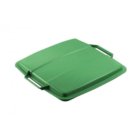 Capac pentru coș de plastic de capacitate mare DURABIN LID 90 verde