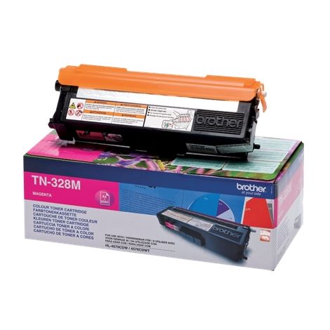 Toner Brother TN-328, purpuriu (magenta), original