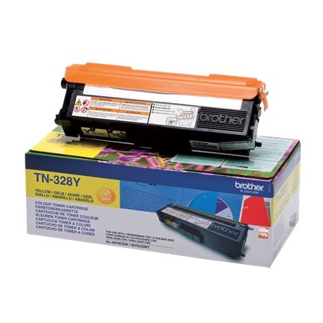 Toner Brother TN-328, galben (yellow), original