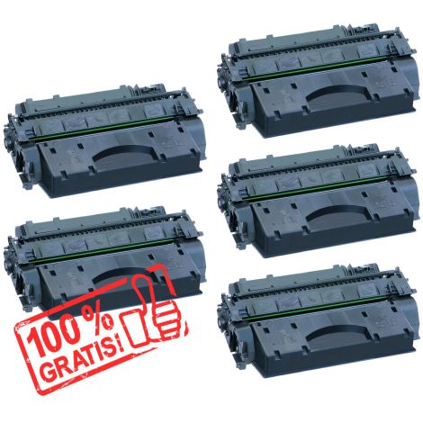 Toner 4 x Canon 719H, CRG-719H + CRG-719H GRATUIT, negru (black), alternativ