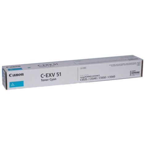 Toner Canon C-EXV51 HC, 0482C002, azuriu (cyan), original