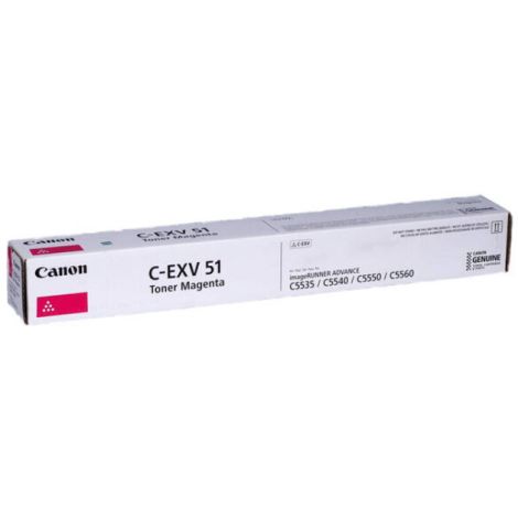 Toner Canon C-EXV51 HM, 0483C002, purpuriu (magenta), original