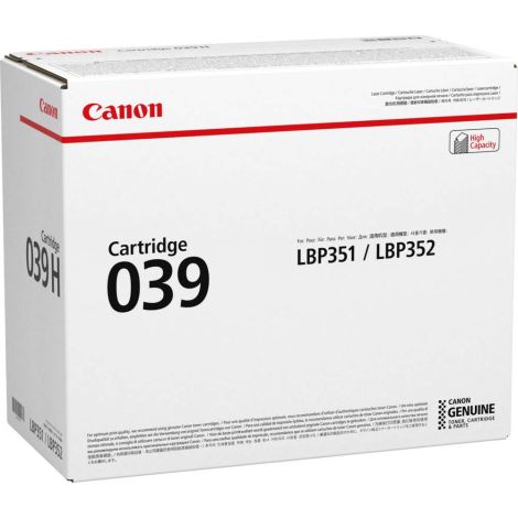 Toner Canon 039, CRG-039, 0287C001, negru (black), original