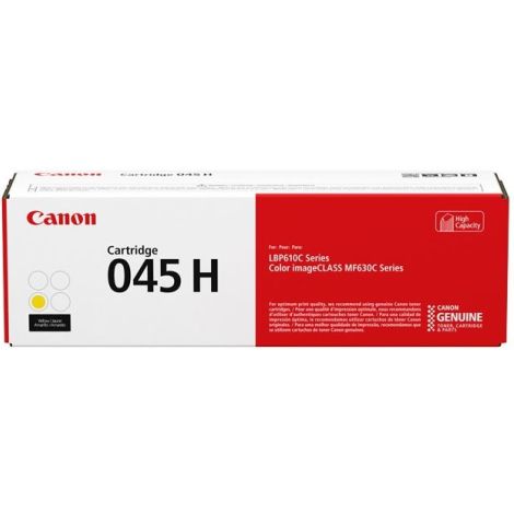 Toner Canon 045H Y, CRG-045H Y, galben (yellow), original