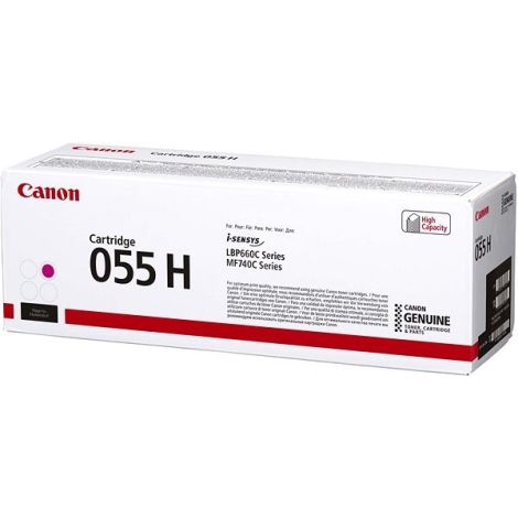 Toner Canon 055H M, CRG-055H M, 3018C002, purpuriu (magenta), original