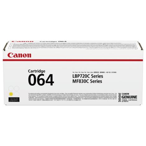 Toner Canon 064 Y, CRG-064 Y, 4931C001, galben (yellow), original