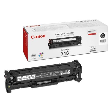 Toner Canon 718, CRG-718, negru (black), original