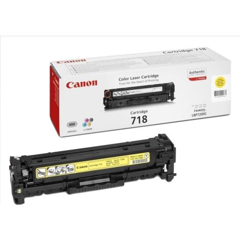 Toner Canon 718, CRG-718, galben (yellow), original