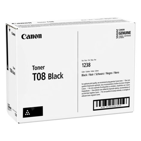 Toner Canon T08 BK, 3010C006, negru (black), original