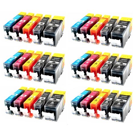 Cartuş 5 x Canon CLI-521 CMYK, PGI-520 + CLI-521 CMYK, PGI-520 GRATUIT, multipack, alternativ