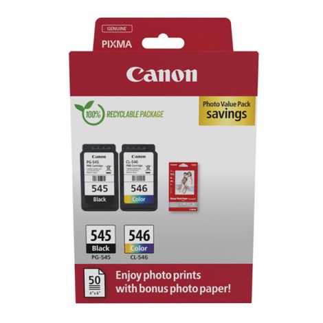 Cartuş Canon PG-545 + CL-546, 8287B008, 2-pack, multipack, original