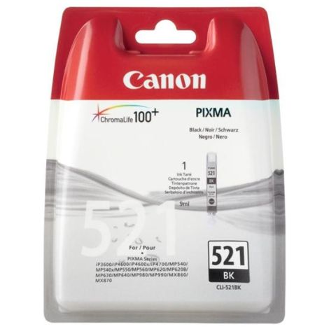 Cartuş Canon CLI-521BK, negru (black), original