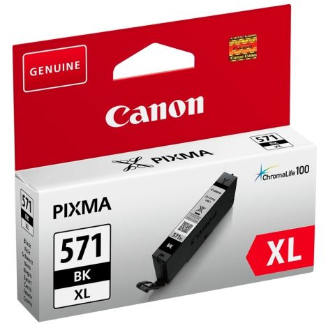 Cartuş Canon CLI-571BK XL, negru (black), original