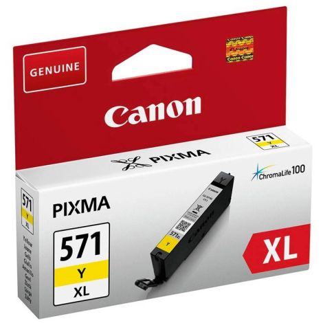 Cartuş Canon CLI-571Y XL, 0334C001, galben (yellow), original