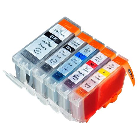 Cartuş Canon CLI-8 CMYK, PGI-5, pachet de cinci, multipack, alternativ