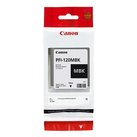 Cartuş Canon PFI-120MBK, 2884C001, negru mat (matte black), original