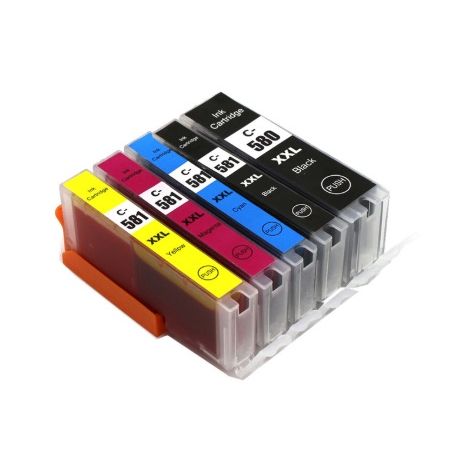 Cartuş Canon CLI-581 XXL CMYK, PGI-580 XXL, 5-pack, multipack, alternativ