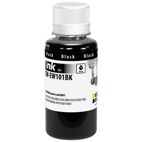 Cerneală pentru cartuşul Epson T6641, dye, negru (black), 100 ml