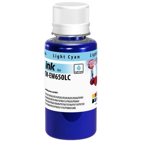 Cerneală pentru cartuşul Epson T0795, dye, azuriu deschis (light cyan), 100 ml