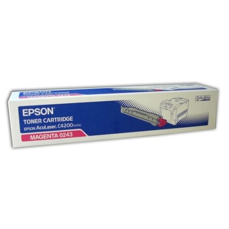 Toner Epson C13S050243 (C4200), purpuriu (magenta), original