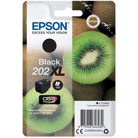 Cartuş Epson 202 XL, negru (black), original