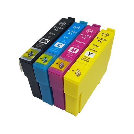 Cartuş Epson 502 XL, C13T02W64010, CMYK, pachet de patru, multipack, alternativ