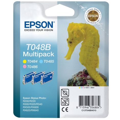 Cartuş Epson T048B, Y + LC + LM, pachet de trei, multipack, original