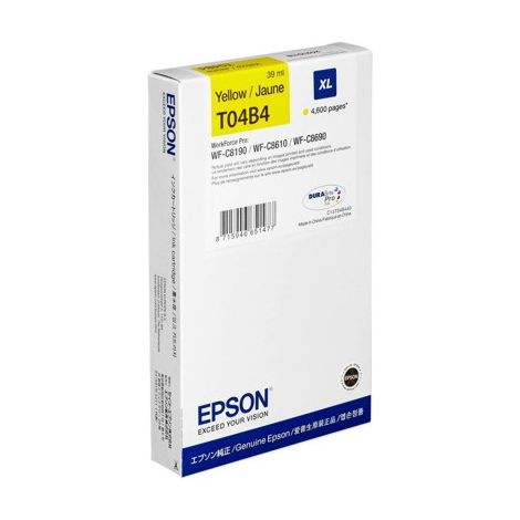 Cartuş Epson T04B4 XL, C13T04B440, galben (yellow), original