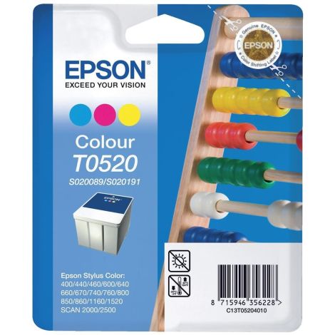 Cartuş Epson T0520, color (tricolor), original