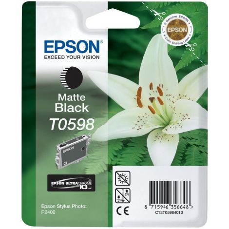 Cartuş Epson T0598, negru mat (matte black), original