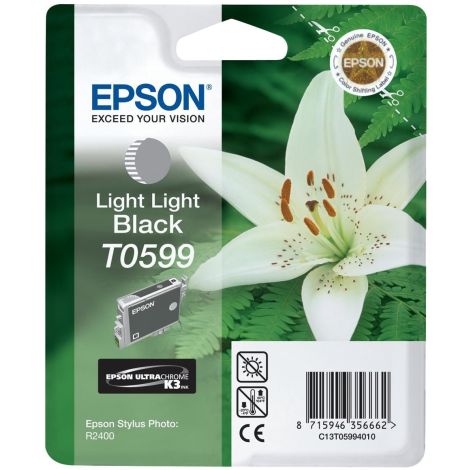 Cartuş Epson T0599, negru deschis (light black), original