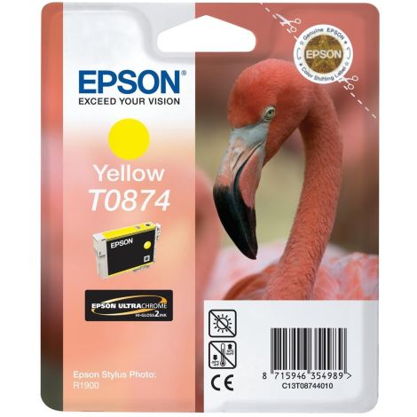 Cartuş Epson T0874, galben (yellow), original