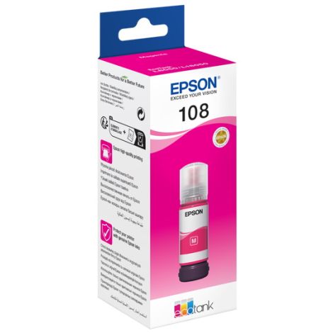 Cartuş Epson 108, T09C3, C13T09C34A, purpuriu (magenta), original