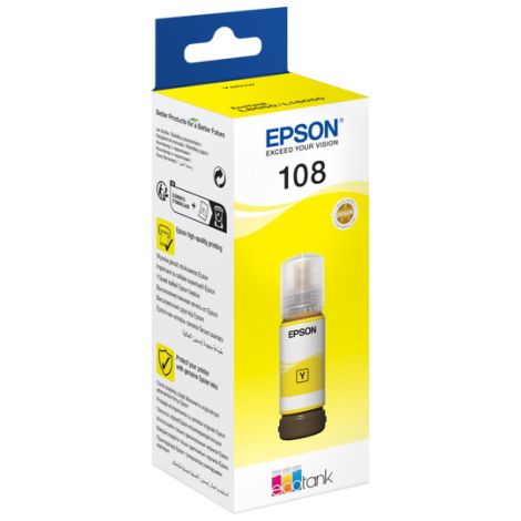 Cartuş Epson 108, T09C4, C13T09C44A, galben (yellow), original