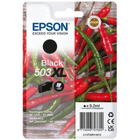 Cartuş Epson 503XL, C13T09R14010, T09R140, negru (black), original