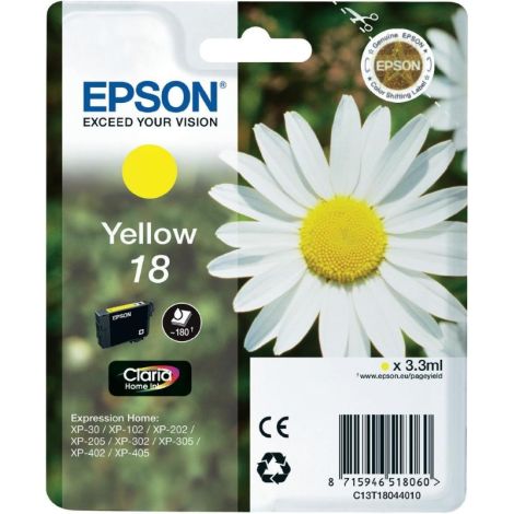 Cartuş Epson T1804 (18), galben (yellow), original