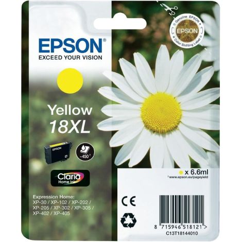 Cartuş Epson T1814 (18XL), C13T18144012, galben (yellow), original